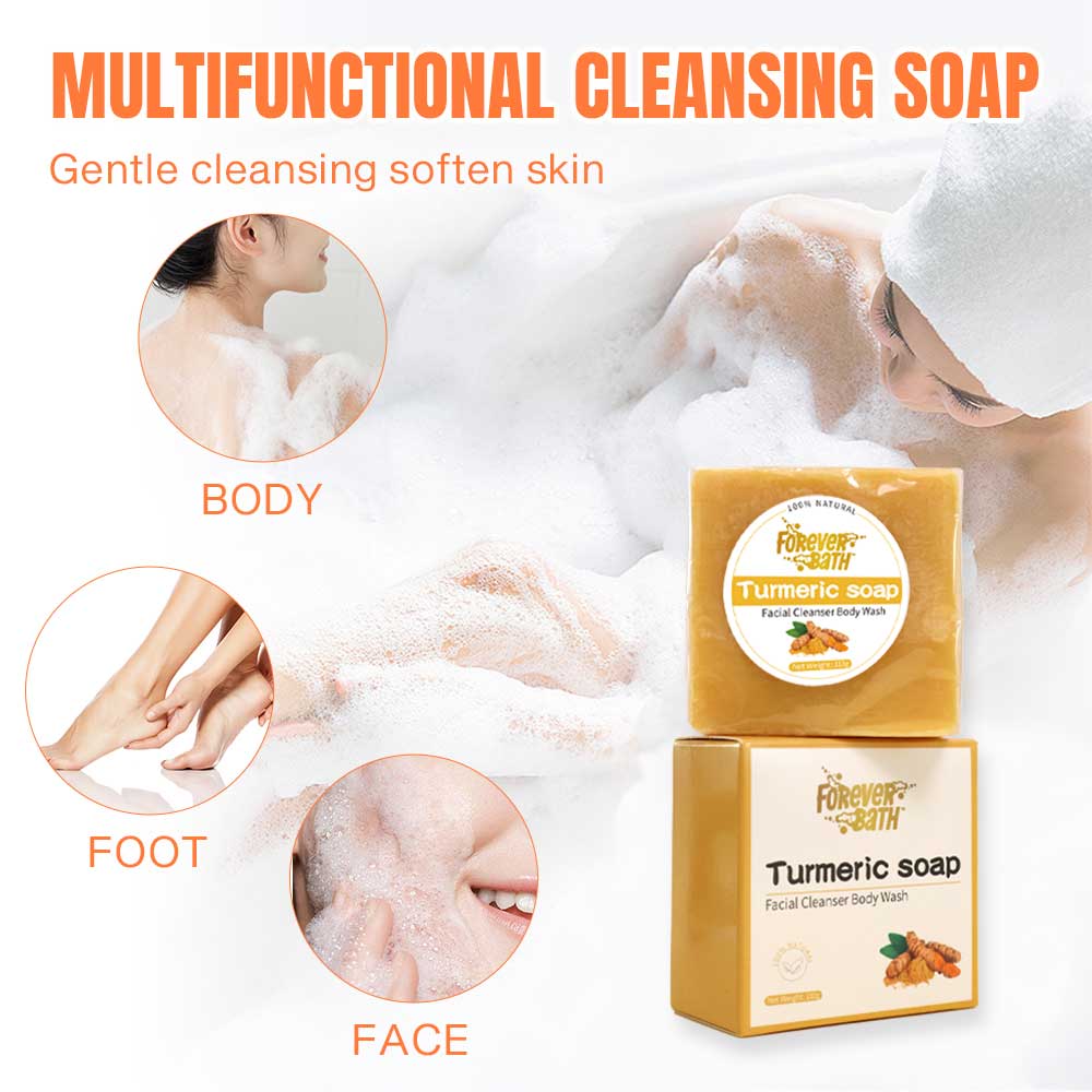 Glow Balance Soap Set | Turmeric + Koji Brightening Bars (4-Pack)