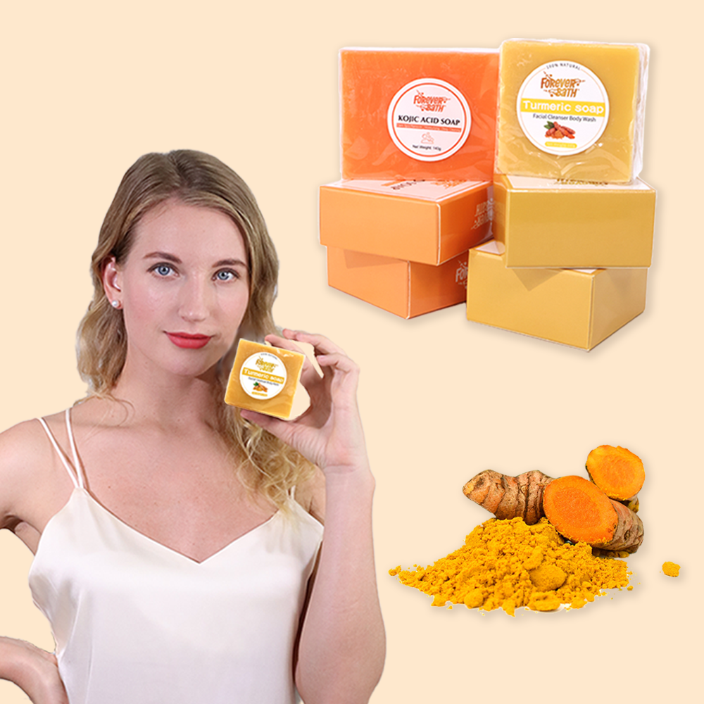 Glow Balance Soap Set | Turmeric + Koji Brightening Bars (4-Pack)