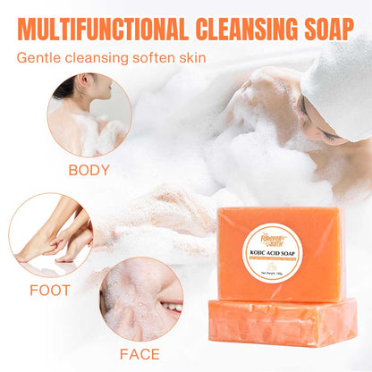 Glow Balance Soap Set | Turmeric + Koji Brightening Bars (4-Pack)