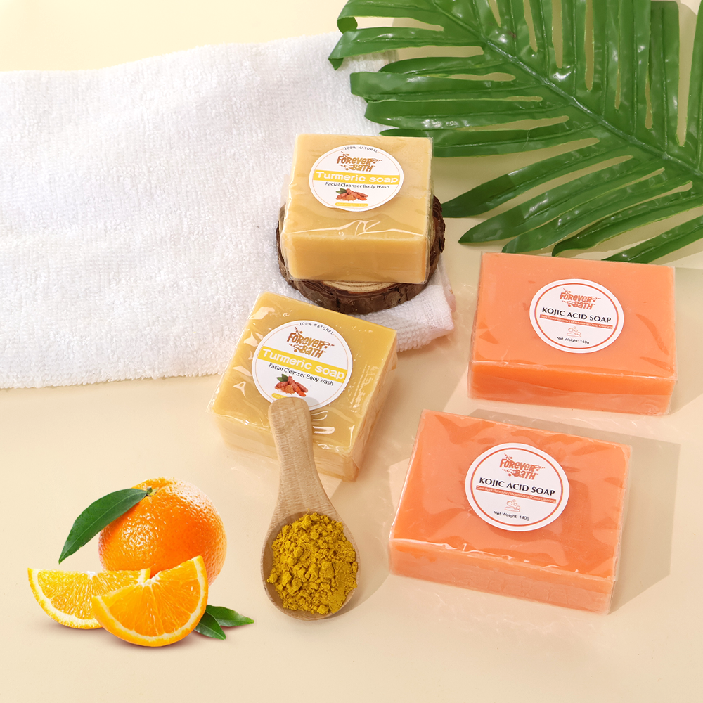 Glow Balance Soap Set | Turmeric + Koji Brightening Bars (4-Pack)