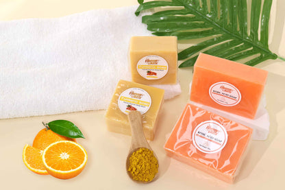 Glow Balance Soap Set | Turmeric + Koji Brightening Bars (4-Pack)